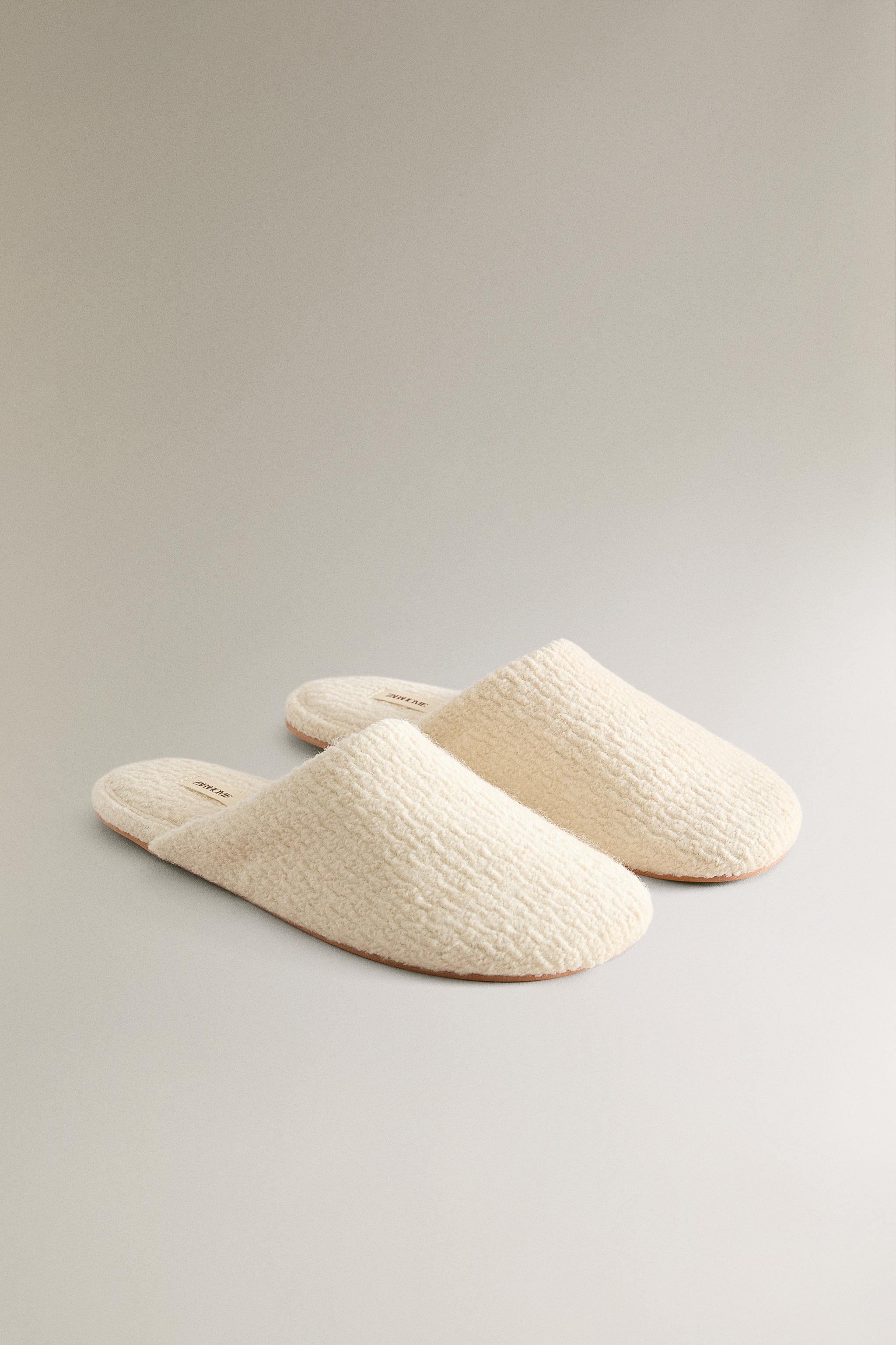 WOOL MULE SLIPPERS